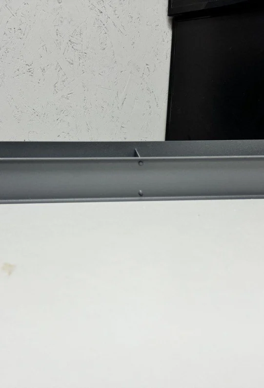 Полка для кухни настенная серая металлическая 66 x 8 x 10 см, для специй